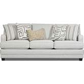 Sofa in Durango Pewter Off White Fabric